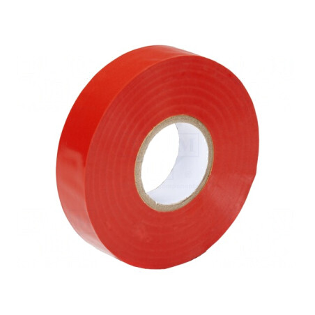 Bandă Electroizolantă Roșie 19mm x 20m | Electronic-mag.ro | Componente Electronice