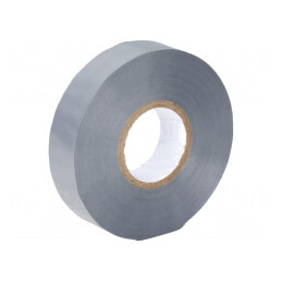 Bandă Electroizolantă PVC Gri 19mm x 20m | Electronic-mag.ro | Componente Electronice