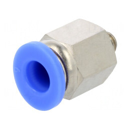 Racord Push-in M5 Alamă Nichelată 0,95-15bar | Electronic-mag.ro | Componente Electronice