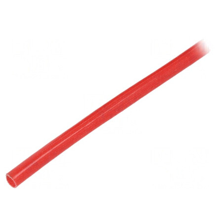 Manșon Electroizolant Fibră de Sticlă Roșie | Electronic-mag.ro | Componente Electronice