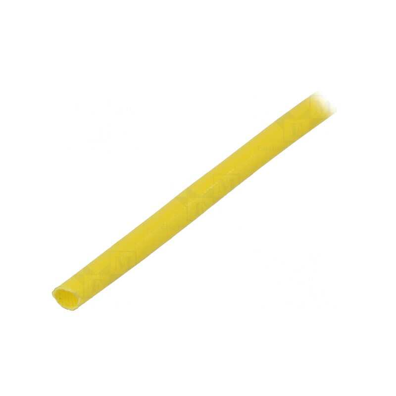 Manșon Electroizolant Fibră de Sticlă Galbenă 20-155°C | Electronic-mag.ro | Componente Electronice
