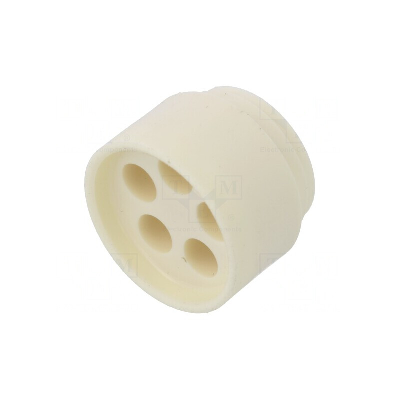 Insert pentru Presetupă 4mm NPT1/2 cu 5 Orificii Elastomer | Electronic-mag.ro | Componente Electronice
