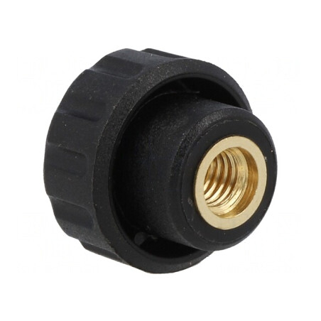 Buton Reglabil Poliamidă 16mm M5 | Electronic-mag.ro | Componente Electronice