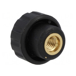 Buton Reglabil Poliamidă 16mm M5 10mm | Electronic-mag.ro | Componente Electronice