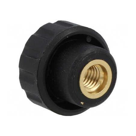 Buton Reglabil Poliamidă 16mm M5 10mm | Electronic-mag.ro | Componente Electronice