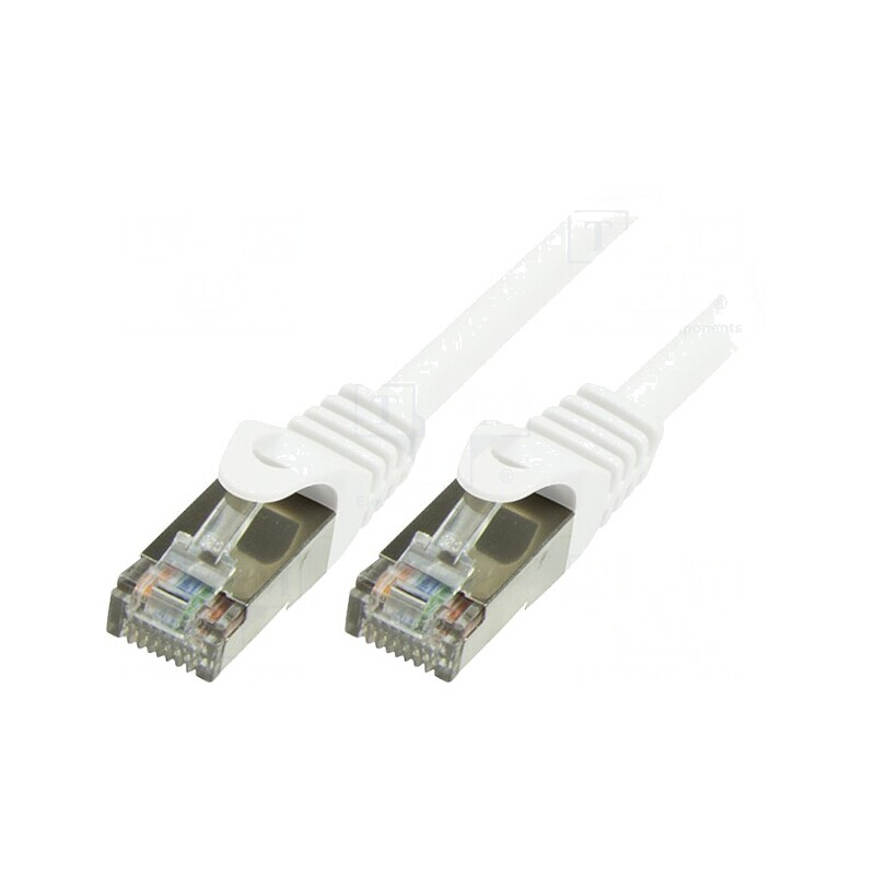 Patch cord ecranat alb 0,25m F/UTP Cat6 | Electronic-mag.ro | Componente Electronice Patch cord ecranat alb 0,25m F/UTP Cat6 | Electronic-mag.ro | Componente Electronice