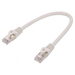 Patch Cord Cat6 Ecranat 0.25m Gri | Electronic-mag.ro | Componente Electronice