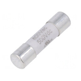 Siguranță Întârziere 500mA 500VAC 5x20mm Cupru | Electronic-mag.ro | Componente Electronice