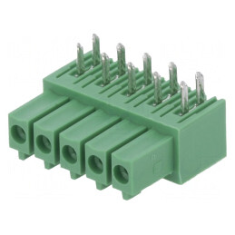 Regletă de conexiuni deconectabilă 3,5mm 5 piste mamă | Electronic-mag.ro | Componente Electronice