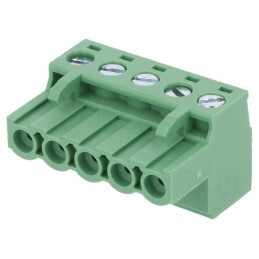 Regletă de conexiuni deconectabilă 5 piste 5,08mm | Electronic-mag.ro | Componente Electronice