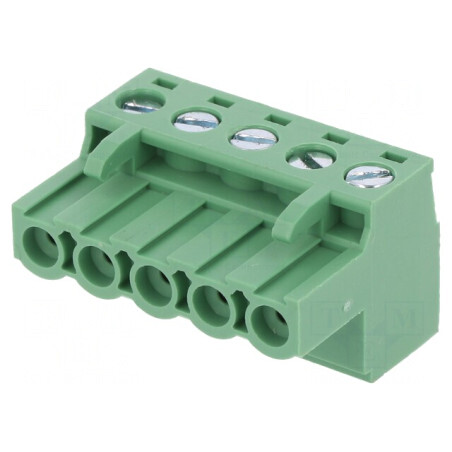 Regletă de conexiuni deconectabilă 5 piste 5,08mm | Electronic-mag.ro | Componente Electronice
