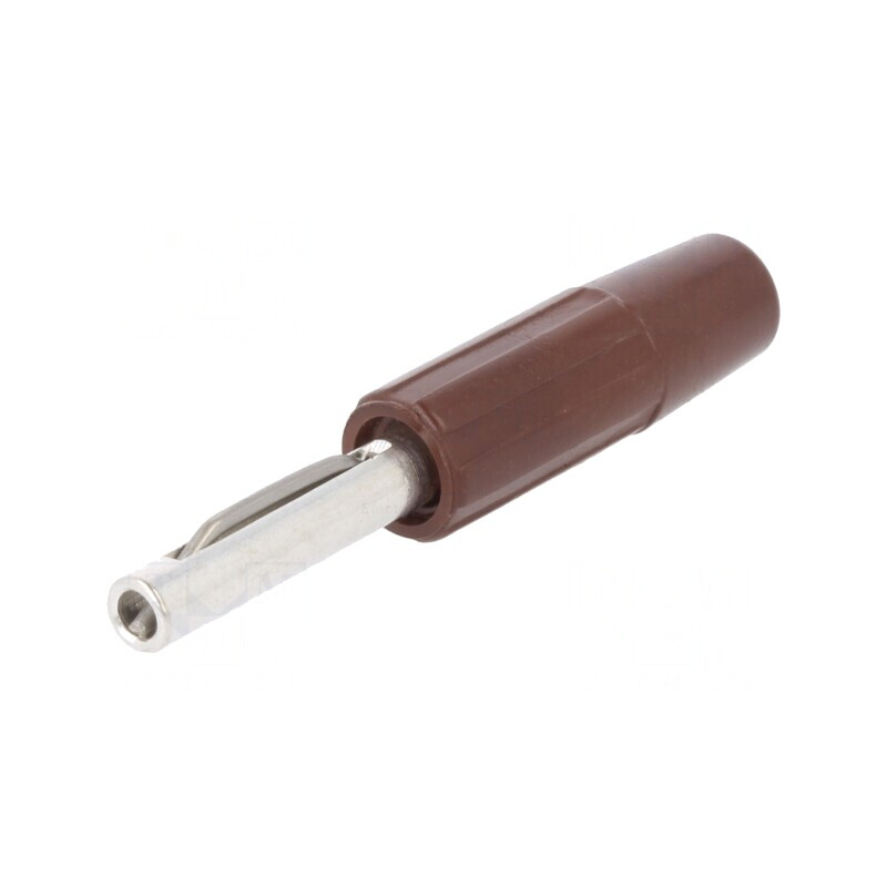 Mufă banană 4mm maro neizolat 10A 60VDC | Electronic-mag.ro | Componente Electronice Mufă banană 4mm maro neizolat 10A 60VDC | Electronic-mag.ro | Componente Electronice