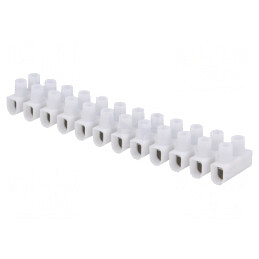 Regletă de conexiuni terminal albă 450V 2,5-10mm2 | Electronic-mag.ro | Componente Electronice