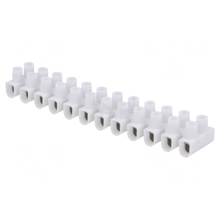 Regletă de conexiuni terminal albă 450V 2,5-10mm2 | Electronic-mag.ro | Componente Electronice