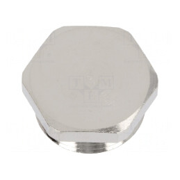 Capac de protecție PG11 IP54 alamă nichelată | Electronic-mag.ro | Componente Electronice