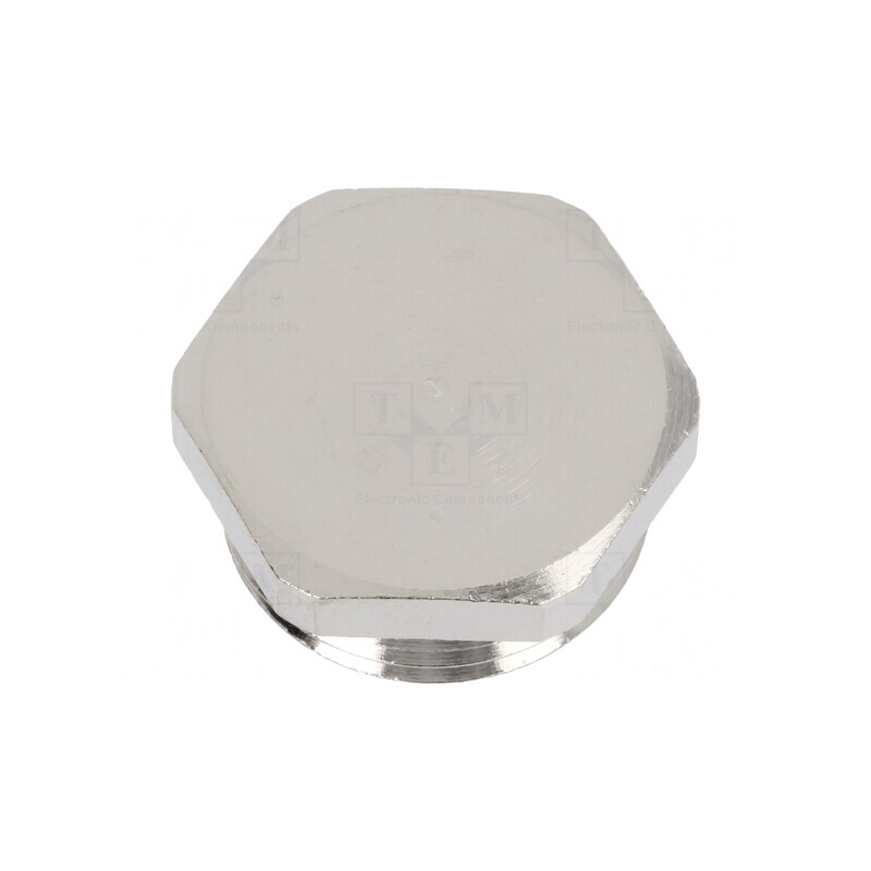 Capac de protecție PG11 IP54 alamă nichelată | Electronic-mag.ro | Componente Electronice