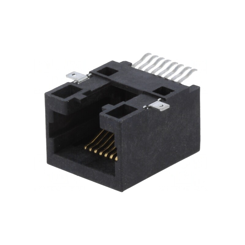Soclu RJ45 Cat 5 8p8c SMT Orizontal | Electronic-mag.ro | Componente Electronice