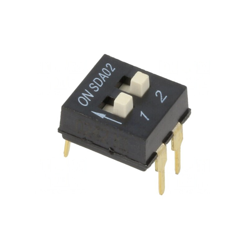 Comutator DIP-SWITCH 2 Secțiuni ON-OFF 24VDC | Electronic-mag.ro | Componente Electronice Comutator DIP-SWITCH 2 Secțiuni ON-OFF 24VDC | Electronic-mag.ro | Componente Electronice