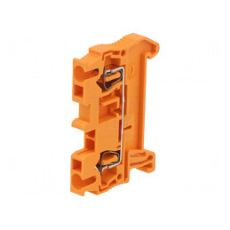 Conector de Îmbinare Șine 0,08-2,5mm² 2 Borne Portocaliu | Electronic-mag.ro | Componente Electronice