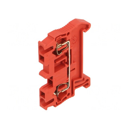 Conector de Îmbinare Șine Roșu 0,08-2,5mm² 2 Borne | Electronic-mag.ro | Componente Electronice