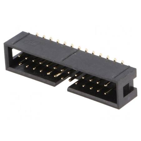 Soclu IDC Tată 26 PIN Vertical SMT 2,54mm Aurit | Electronic-mag.ro | Componente Electronice