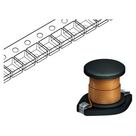 Inductor ferită SMD 330uH 950mA 13x9,55x8mm | Electronic-mag.ro | Componente Electronice