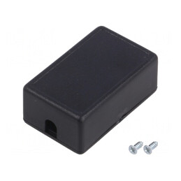 Carcasă Alimentator 28x45x18mm ABS Neagră | Electronic-mag.ro | Componente Electronice