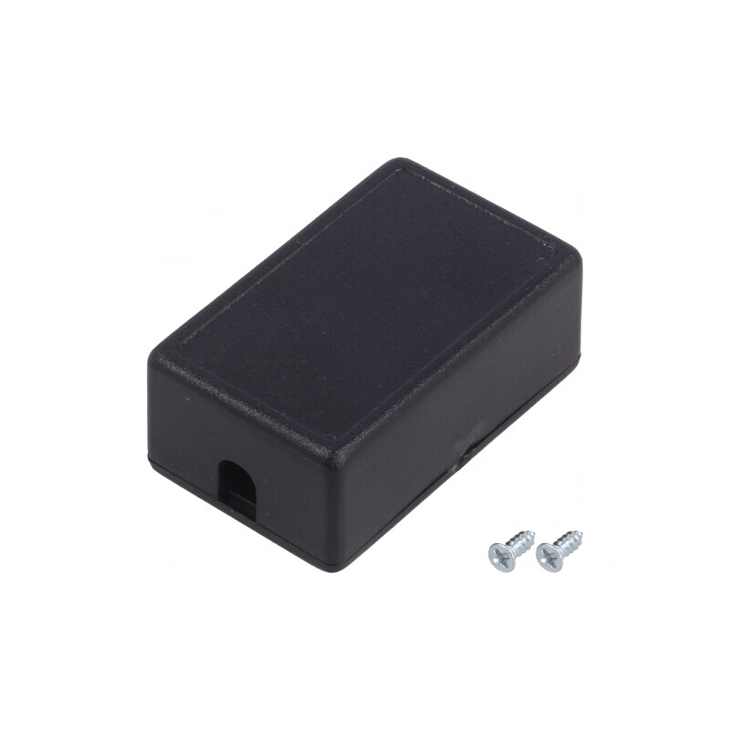 Carcasă Alimentator 28x45x18mm ABS Neagră | Electronic-mag.ro | Componente Electronice