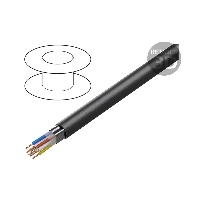 Cablu Electric Cupru 3x2x0,8mm PE Negru 7,9mm | Electronic-mag.ro | Componente Electronice Cablu Electric Cupru 3x2x0,8mm PE Negru 7,9mm | Electronic-mag.ro | Componente Electronice