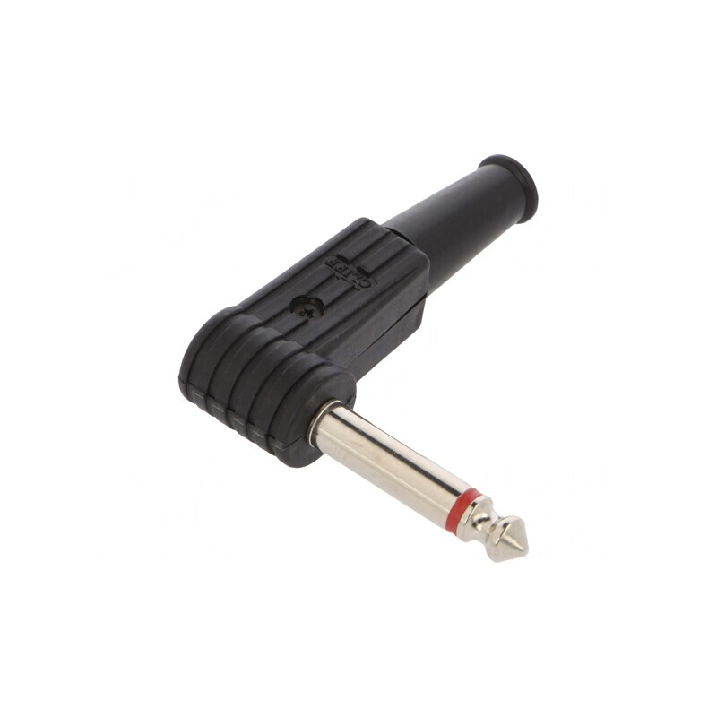 Mufă Jack 6,3mm Mono 90° pe Cablu | Electronic-mag.ro | Componente Electronice