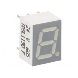 Afişaj LED 7 Segmente 7mm Portocaliu-Roşu | Electronic-mag.ro | Componente Electronice
