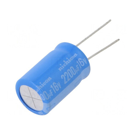 Condensator Electrolitic THT 2200uF 16V 16x25mm | Electronic-mag.ro | Componente Electronice
