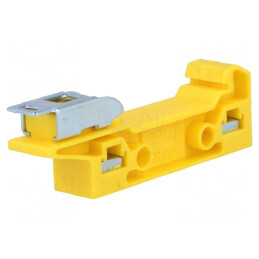 Adaptor de Montare Galben pentru Șină DIN 11mm TS35