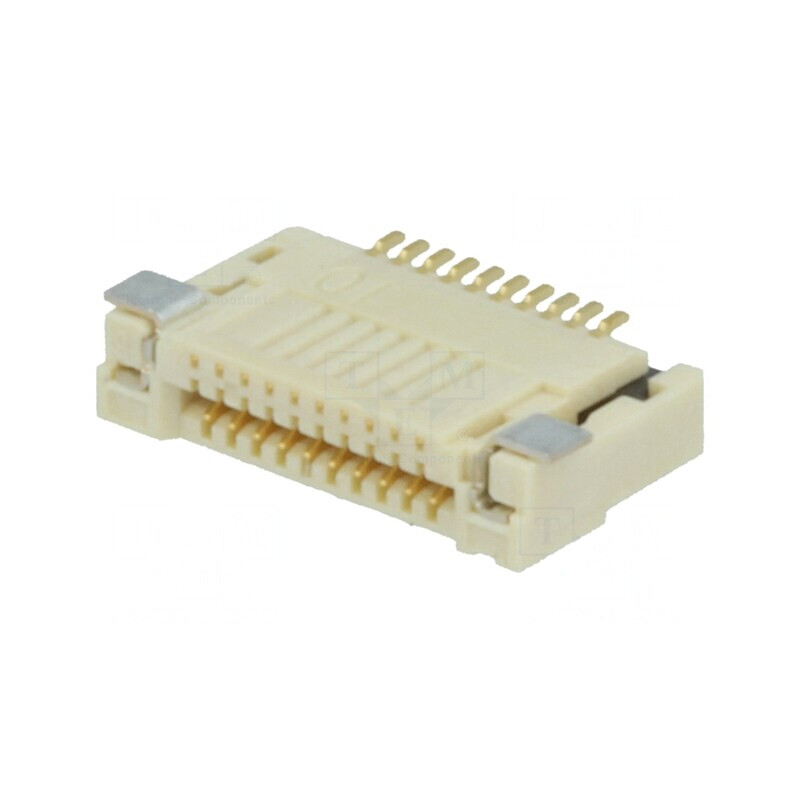 Conector FFC/FPC Orizontal 10 Pini SMT 0.5A | Electronic-mag.ro | Componente Electronice