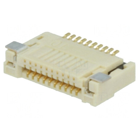Conector FFC/FPC Orizontal 10 Pini SMT 0.5A | Electronic-mag.ro | Componente Electronice