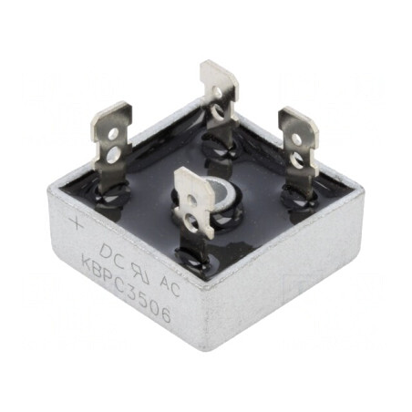 Punte Redresoare Monofazată 600V 35A 400A MB-25 | Electronic-mag.ro | Componente Electronice