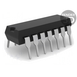 Comparator de Precizie 4 Canale DIP14 THT 50nA | Electronic-mag.ro | Componente Electronice