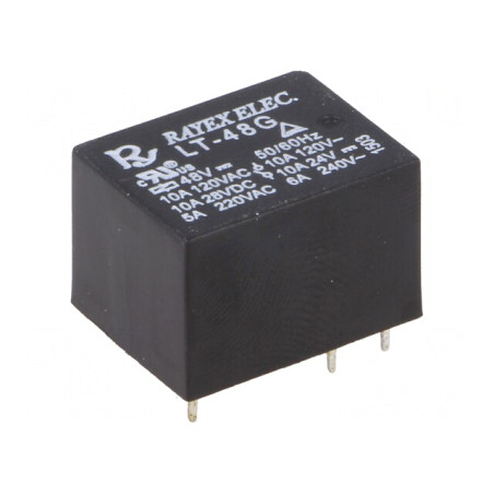 Releu Electromagnetic SPDT 48VDC 10A | Electronic-mag.ro | Componente Electronice