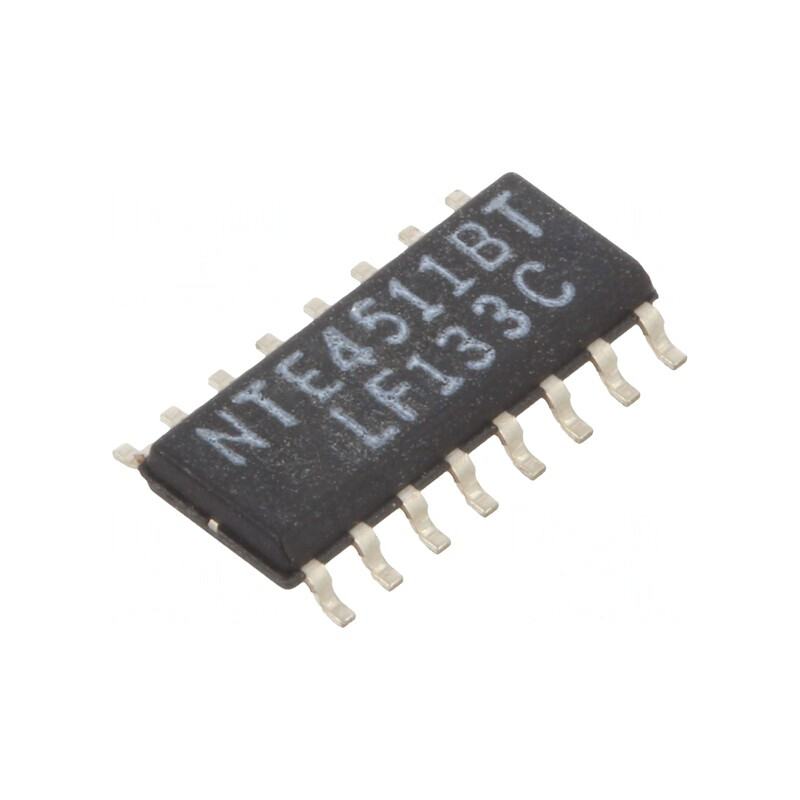 Circuit Integrat Digital CMOS 1 Canal 4 Intrări SMD SO16 3-10V 55-125°C | Electronic-mag.ro | Componente Electronice