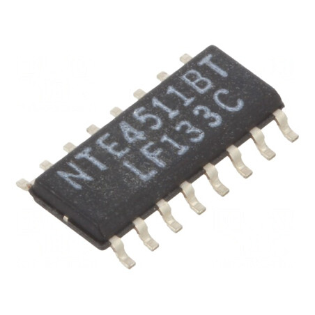Circuit Integrat Digital CMOS 1 Canal 4 Intrări SMD SO16 3-10V 55-125°C | Electronic-mag.ro | Componente Electronice