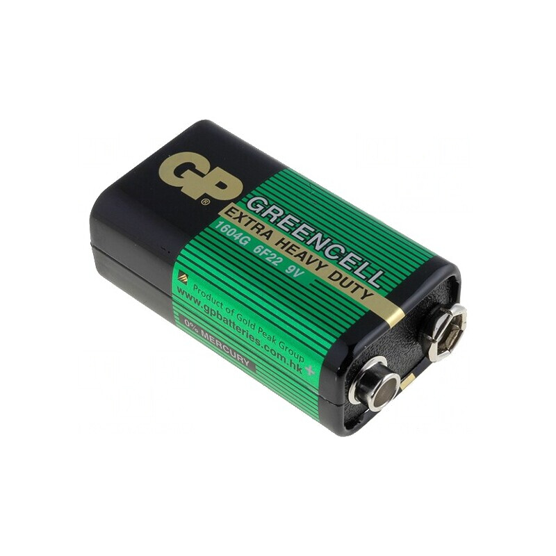 Baterie 9V Zinc-Carbon Nereîncărcabilă GREENCELL | Electronic-mag.ro | Componente Electronice Baterie 9V Zinc-Carbon Nereîncărcabilă GREENCELL | Electronic-mag.ro | Componente Electronice