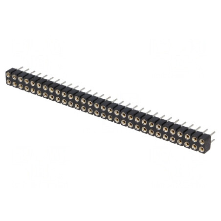 Soclu Șiruri Pini Mamă 60 Contacte 2,54mm | Electronic-mag.ro | Componente Electronice