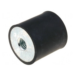 Atenuator de Vibrații M6 20mm Gumă | Electronic-mag.ro | Componente Electronice