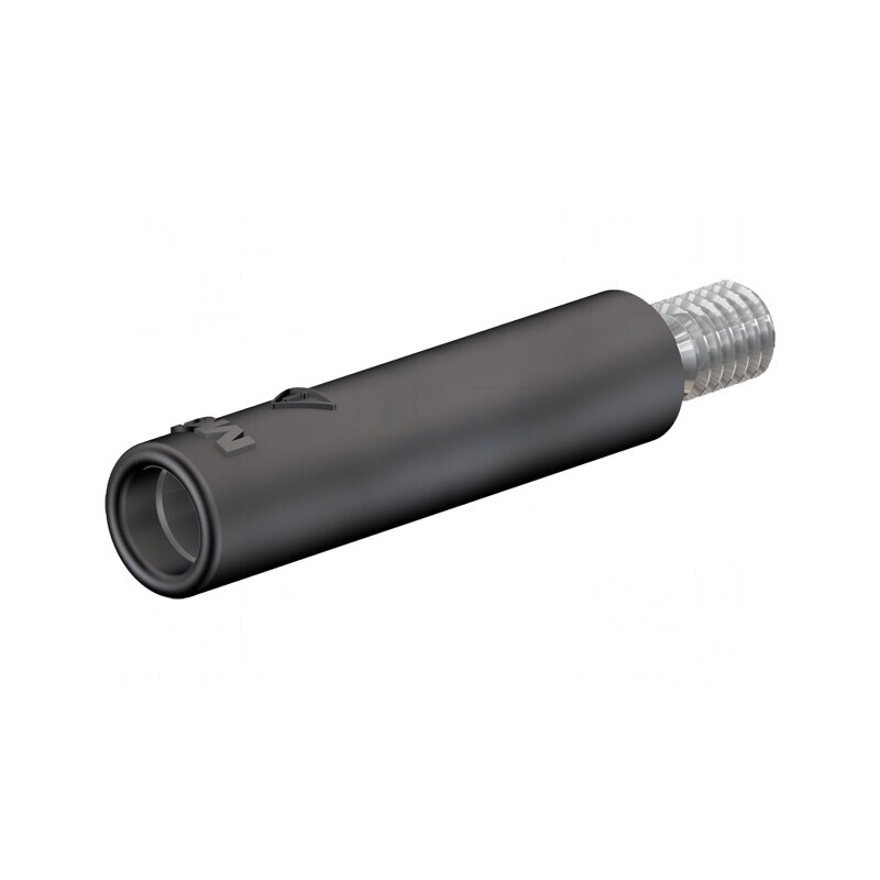 Soclu Banană Neagră 4mm 32A Nichelat | Electronic-mag.ro | Componente Electronice