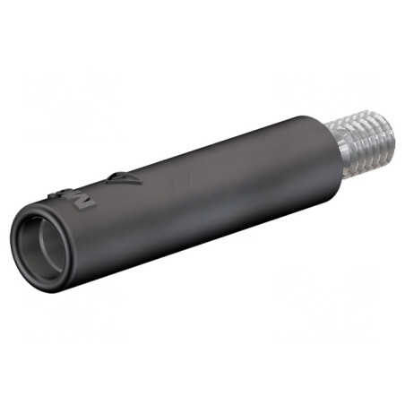 Soclu Banană Neagră 4mm 32A Nichelat | Electronic-mag.ro | Componente Electronice