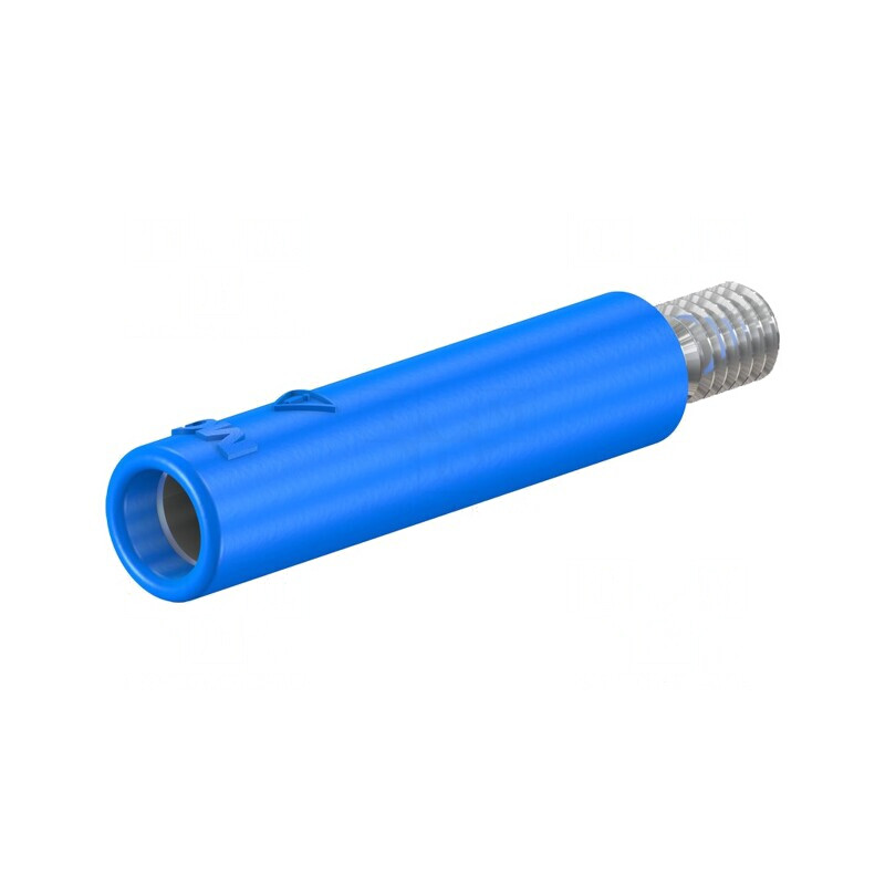 Soclu Banană 4mm Albastru 32A Nichelat | Electronic-mag.ro | Componente Electronice Soclu Banană 4mm Albastru 32A Nichelat | Electronic-mag.ro | Componente Electronice