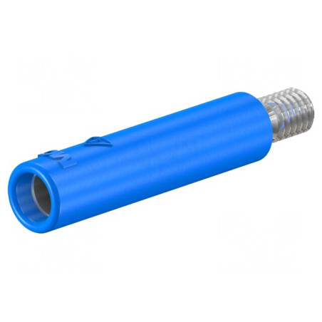 Soclu Banană 4mm Albastru 32A Nichelat | Electronic-mag.ro | Componente Electronice