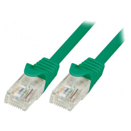 Patch Cord U/UTP Cat5e Verde 3m | Electronic-mag.ro | Componente Electronice