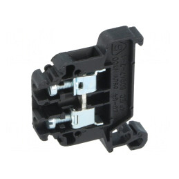 Conector Terminal Șine 0,5-4mm² Negru TS35 | Electronic-mag.ro | Componente Electronice