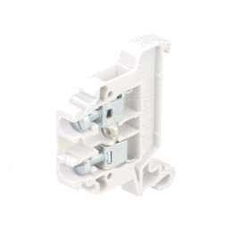 Conector Îmbinare Șine Gri 6,4mm 2 Borne 0,5-4mm2 | Electronic-mag.ro | Componente Electronice